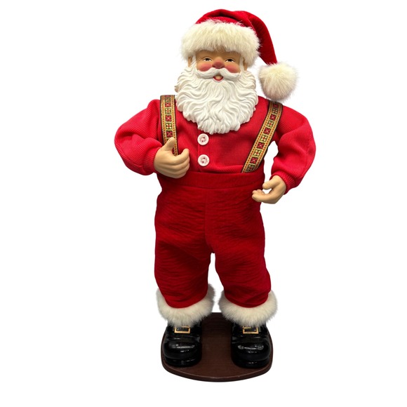 Jingle Bell Rock Santa Animated Rocks Rolls Christmas Fantasy LTD 1996 - Picture 1 of 8